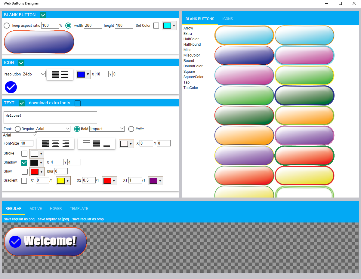 Diseño de botones web